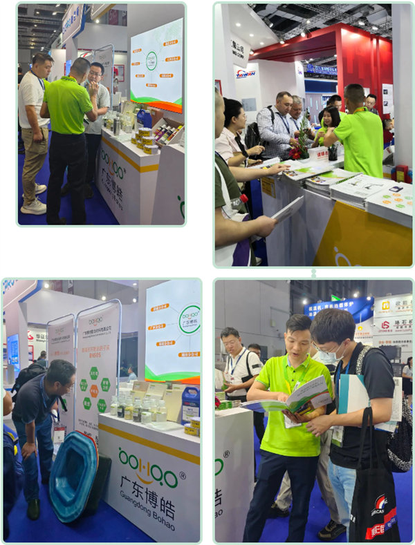 展臺前觀眾認真聆聽著公司專業(yè)人員的講解,并對展品產生了濃厚的興趣。